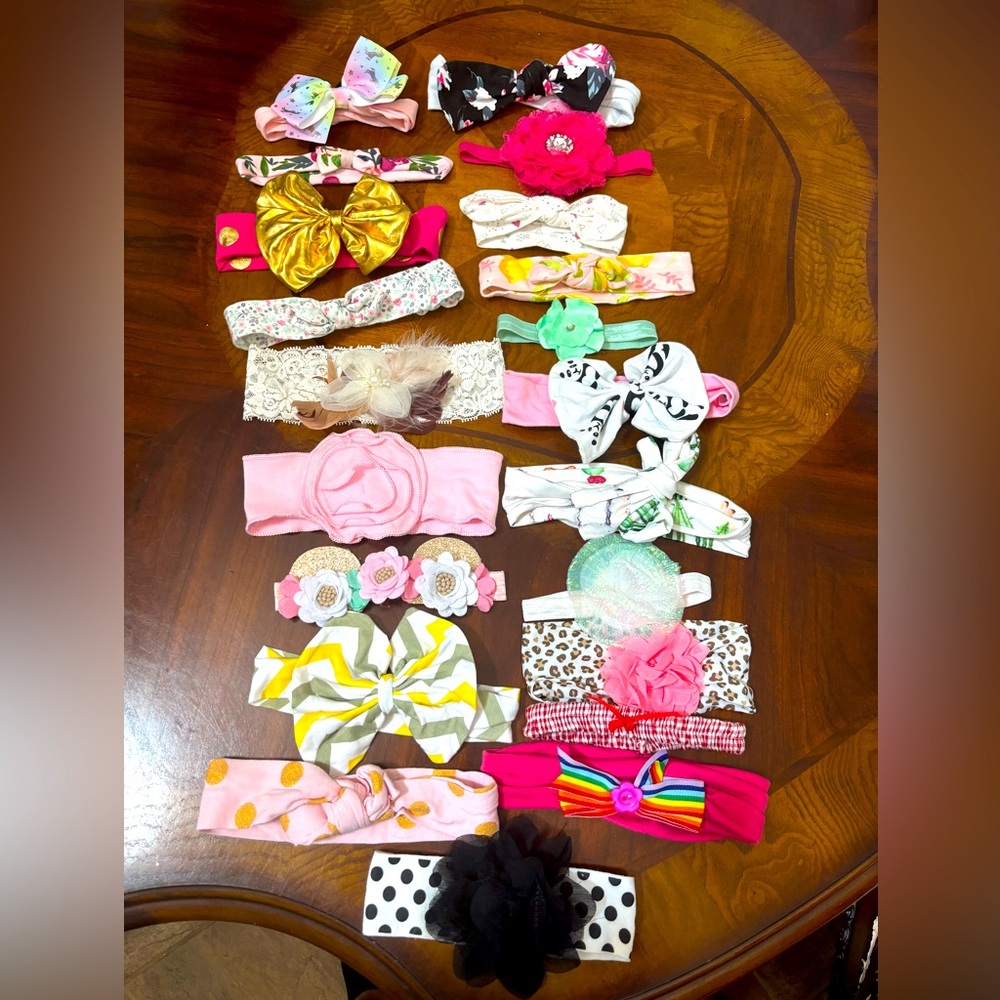 Bundle of bows headbands